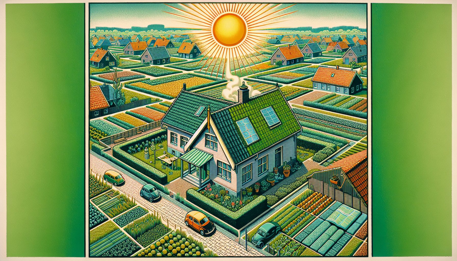 Ijsselstein's Green Roof Initiative: Subsidies Cover 50% of Installation Costs