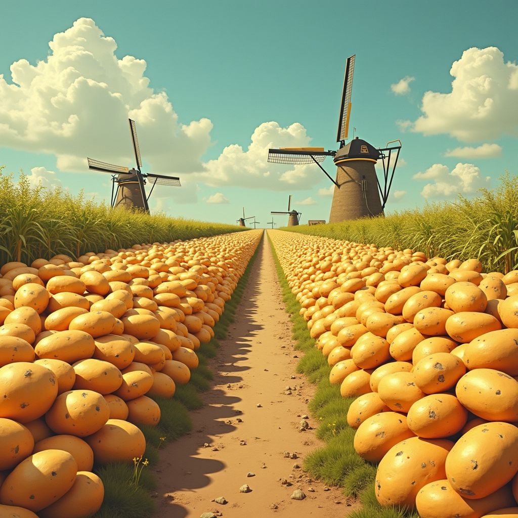 Netherlands Potato Surplus Crashes Wholesale Prices 87% But Grocery Bills Stay High