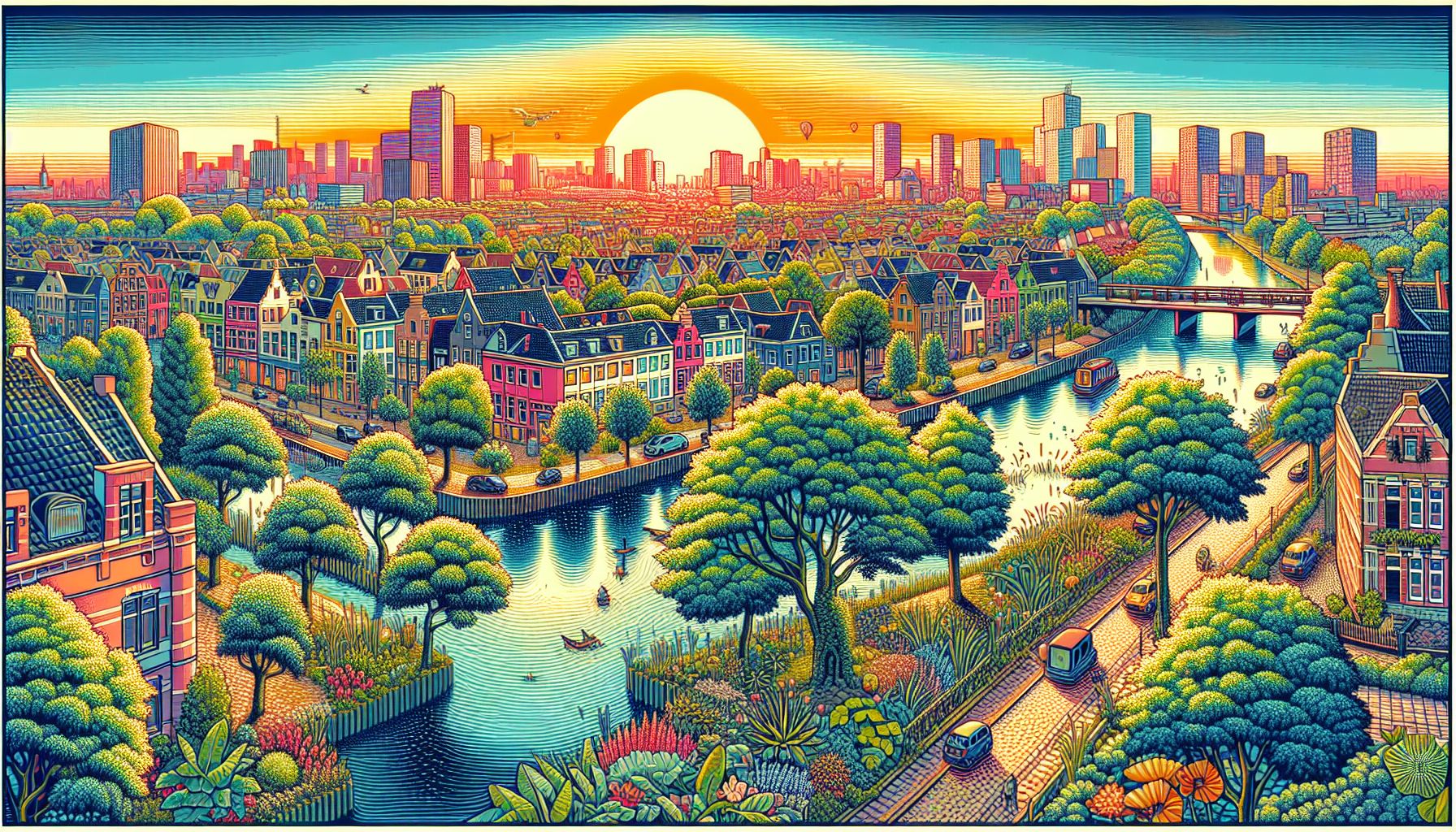 Schiedam Invests €5 Million to Boost Green Initiatives for Urban Wellbeing