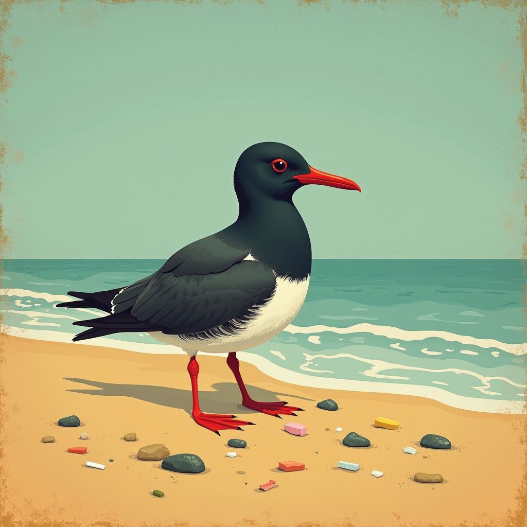 Storm Petrels Reveal Alarming Plastic Pollution Levels in North Sea Waters