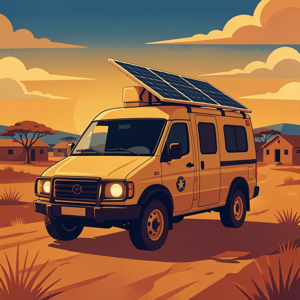 Solar Powered Ambulances Offer Energy Independent Healthcare to Remote Rural Communities