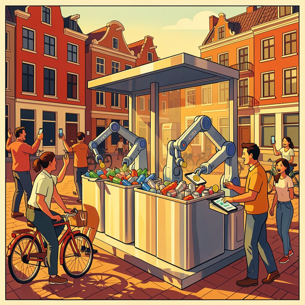 Dutch Startup Turns Recycling into Cash with AI-Powered Dropbots