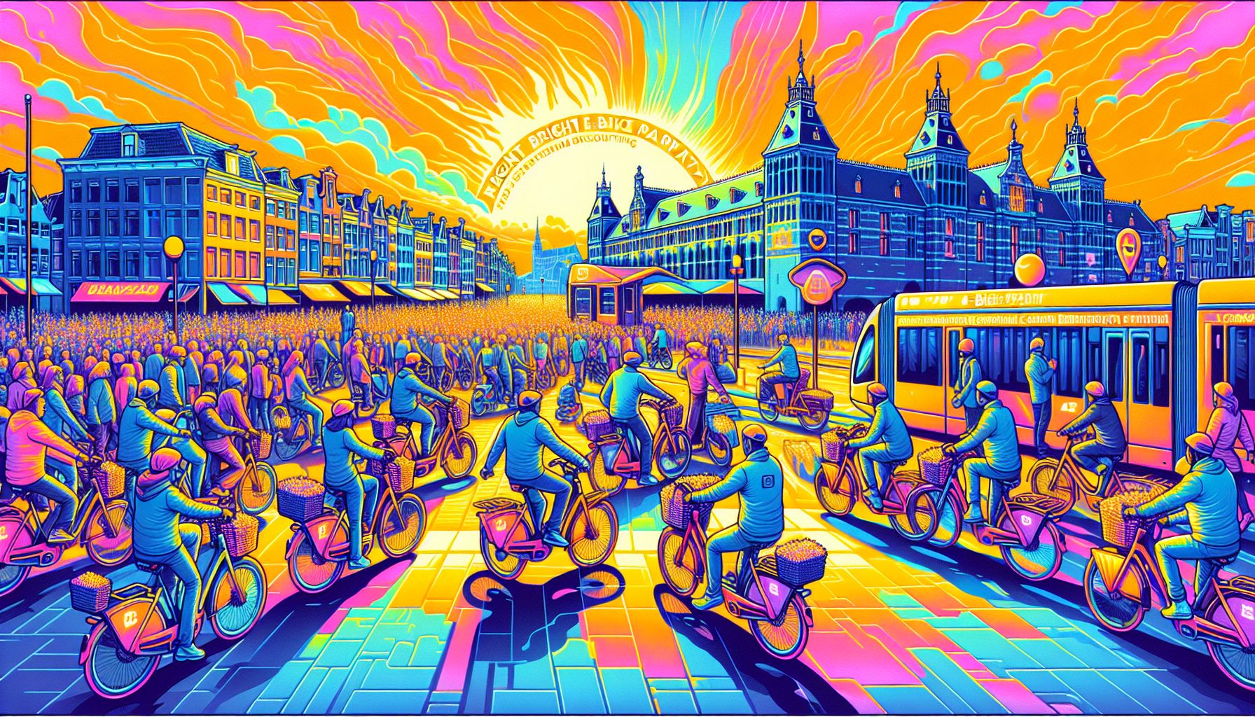 Bright E-Bike Party Offers Discounts to Promote Green Transport