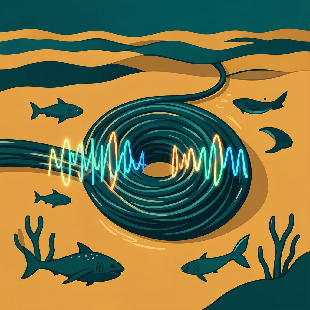 Dutch Researchers Turn a North Sea Internet Cable Into a 80-Kilometer Underwater Listening Device