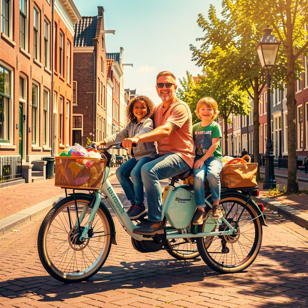 Electric Cargo Bikes Challenge Traditional Cars as Urban Family Transport