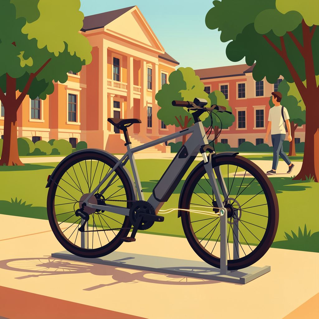 New Smart Bike Rack Locks and Charges Electric Bicycles Without Cables