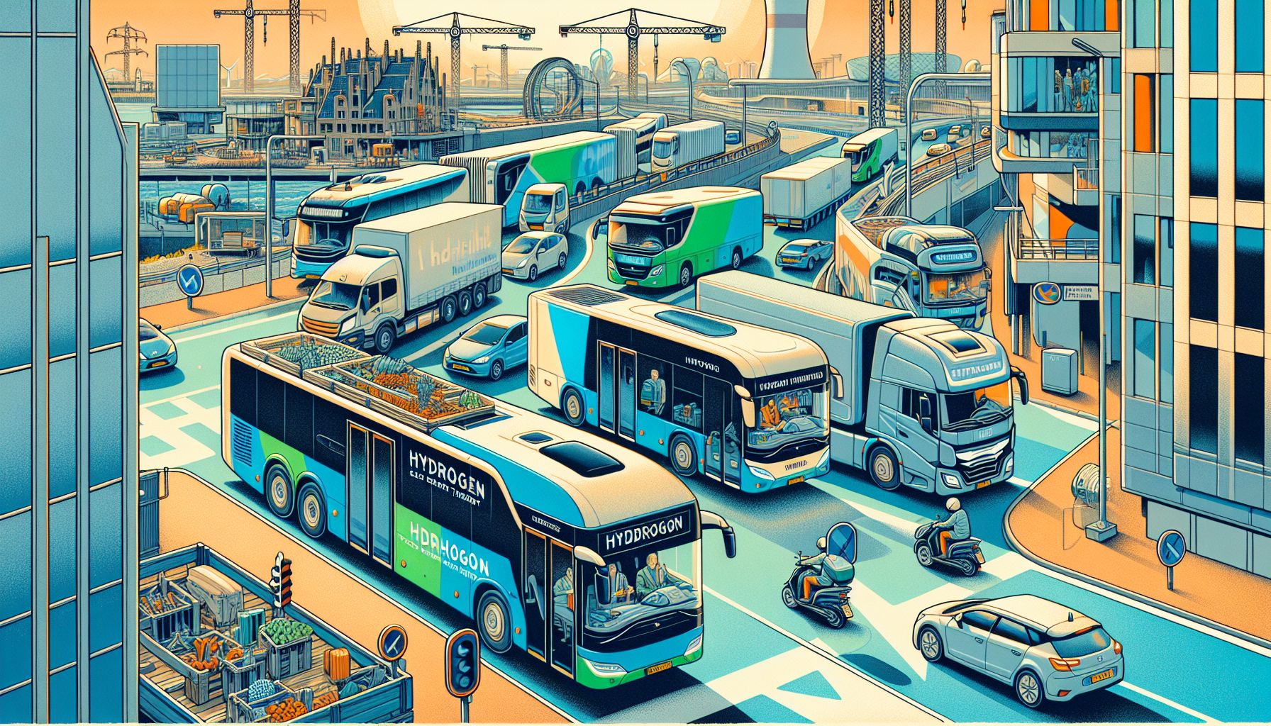 Hydrogen's Slow Start in Transport: A Future for Trucks and Buses?
