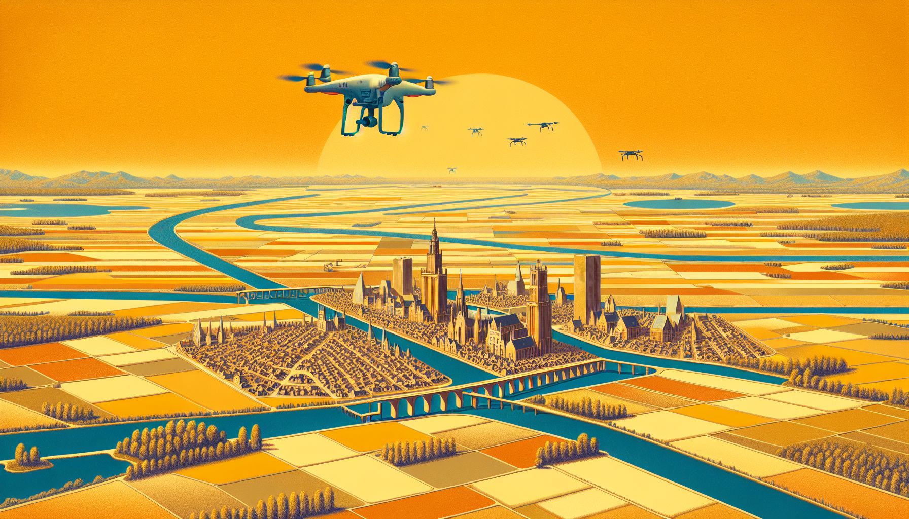 Drones Monitor Drought Impact in Hollands Noorderkwartier