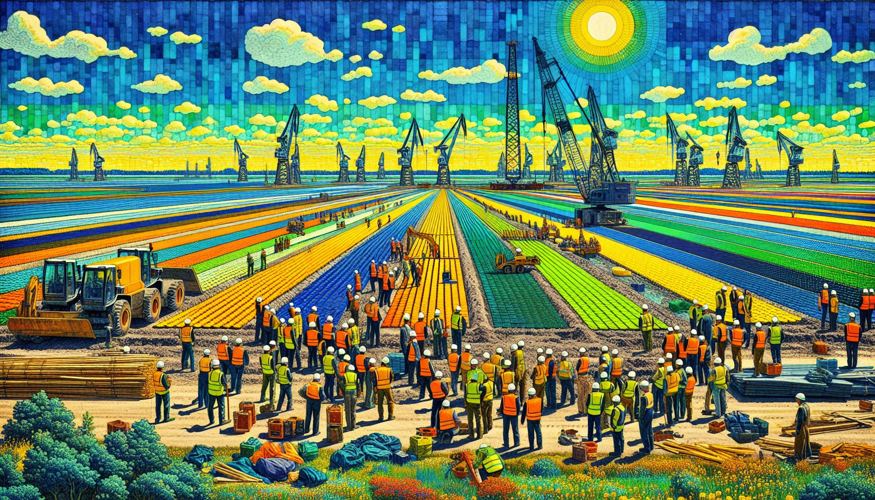 Energiepark Ballumerbocht Construction Begins on Ameland