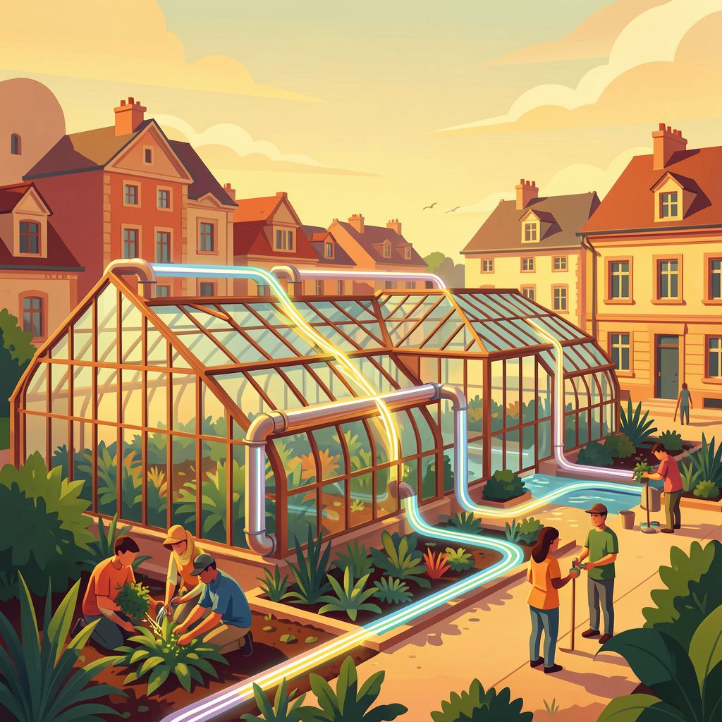 Wageningen University Designs Greenhouses That Share Energy and Water with Local Areas