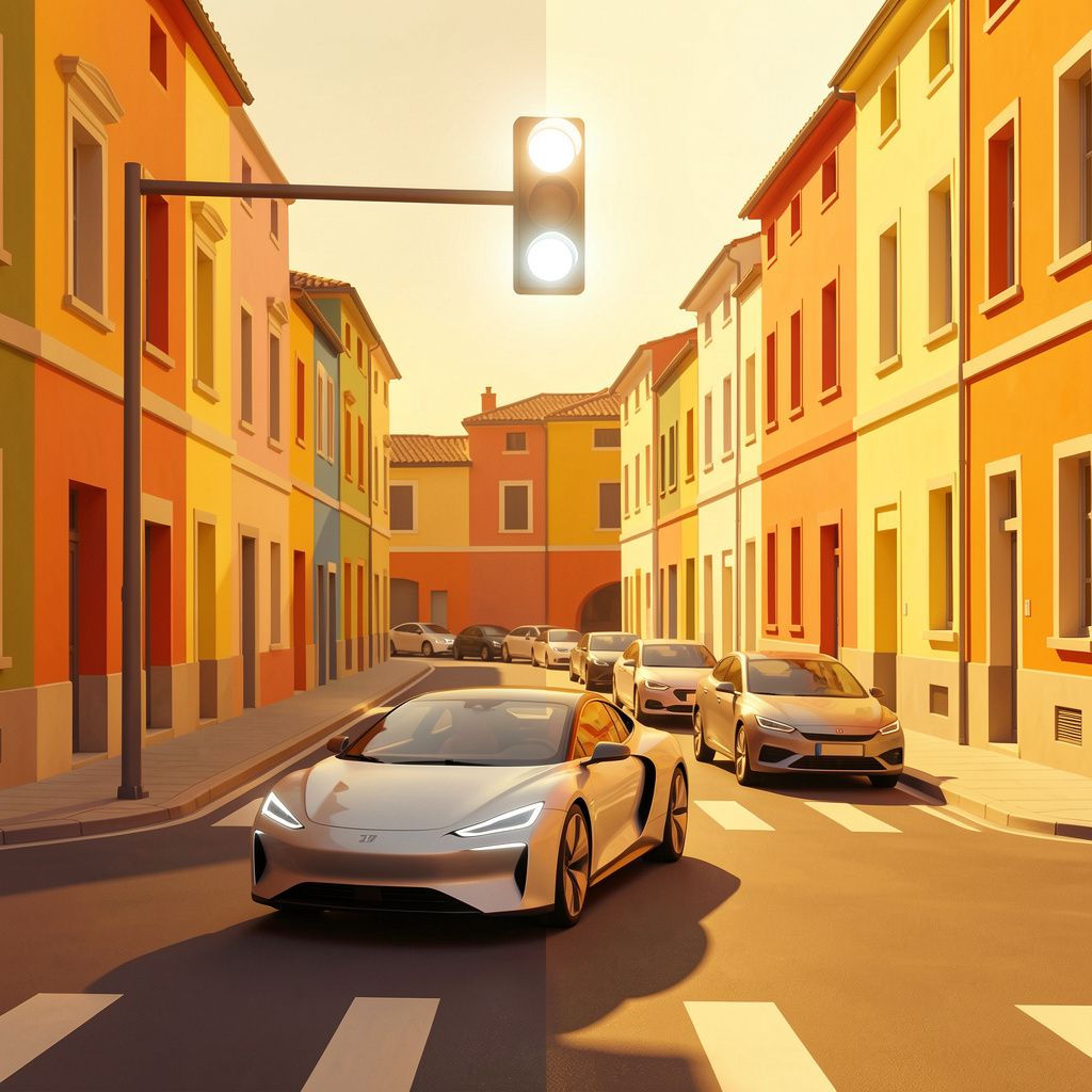 European Cities Begin Testing a New White Traffic Light