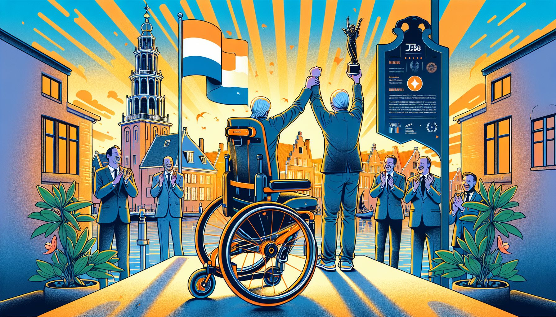 Dutch Startup J58 Wins Regional Innovation Award for Revolutionary Wheelchair