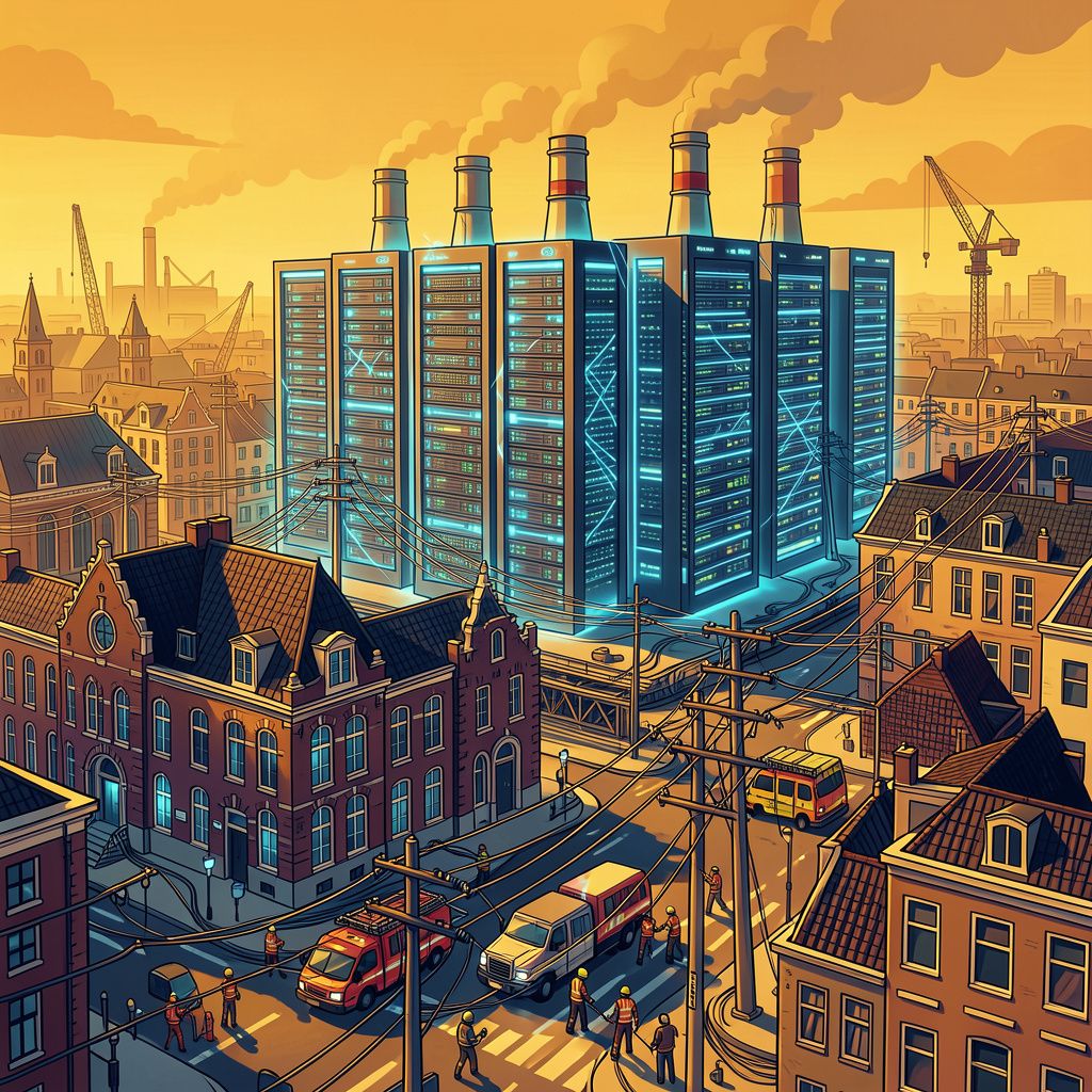 Amsterdam's Electricity Grid at Breaking Point Due to Data Centers