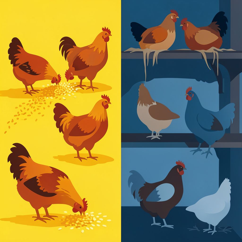Why Chickens Need Different Light Levels to Thrive