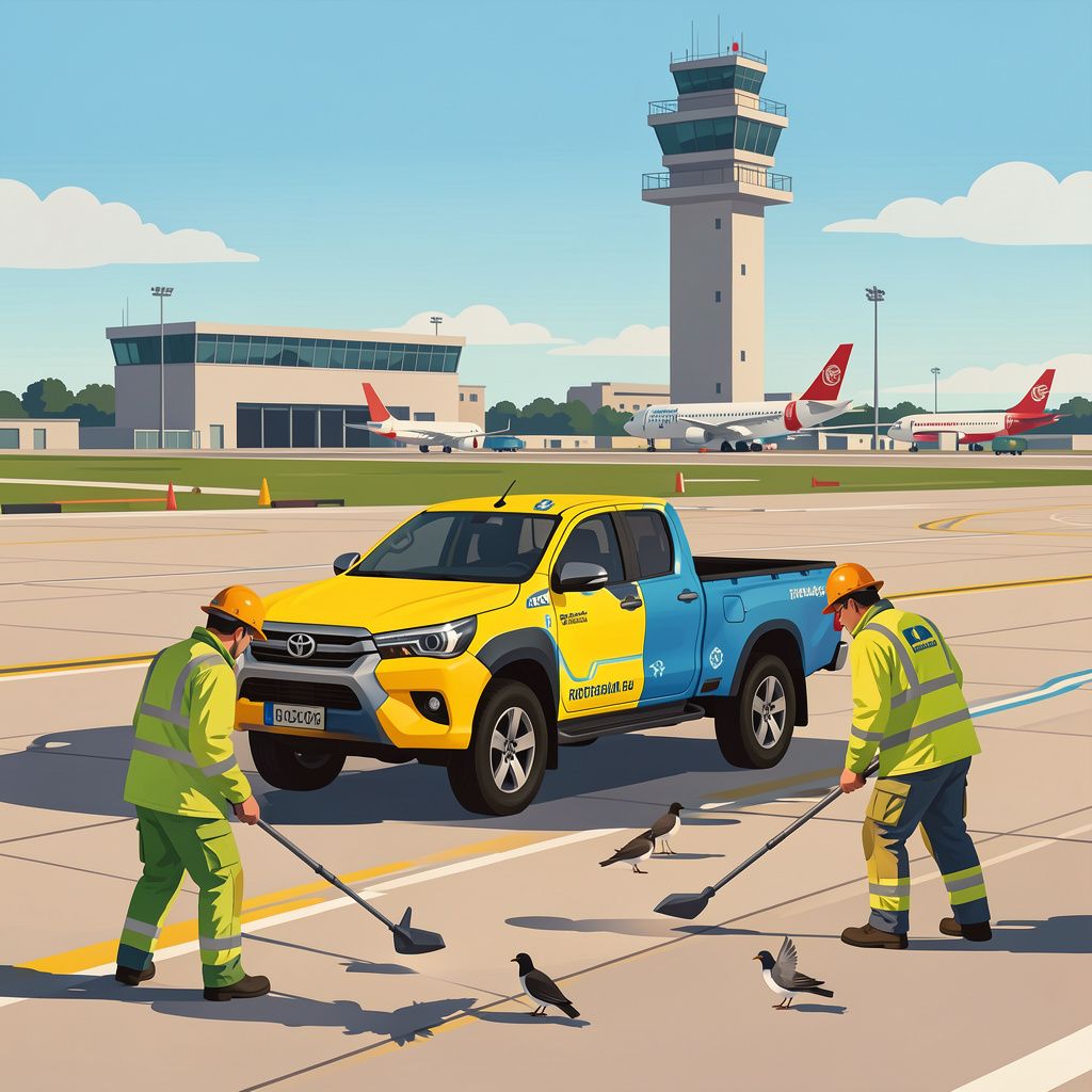 Rotterdam Airport Tests Toyota Hydrogen Pickup Truck for Ground Operations