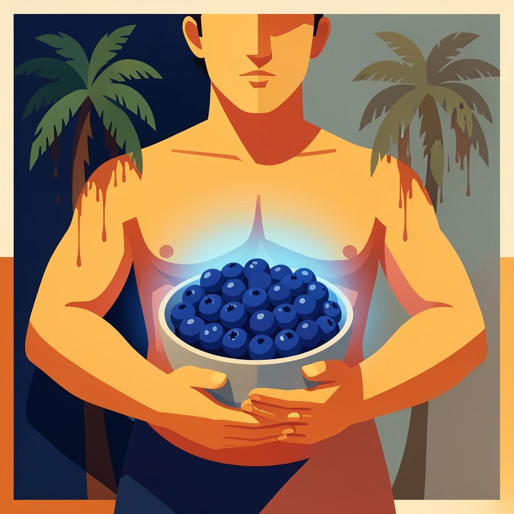 How Blueberries Counteract the Inflammatory Effects of Palm Oil