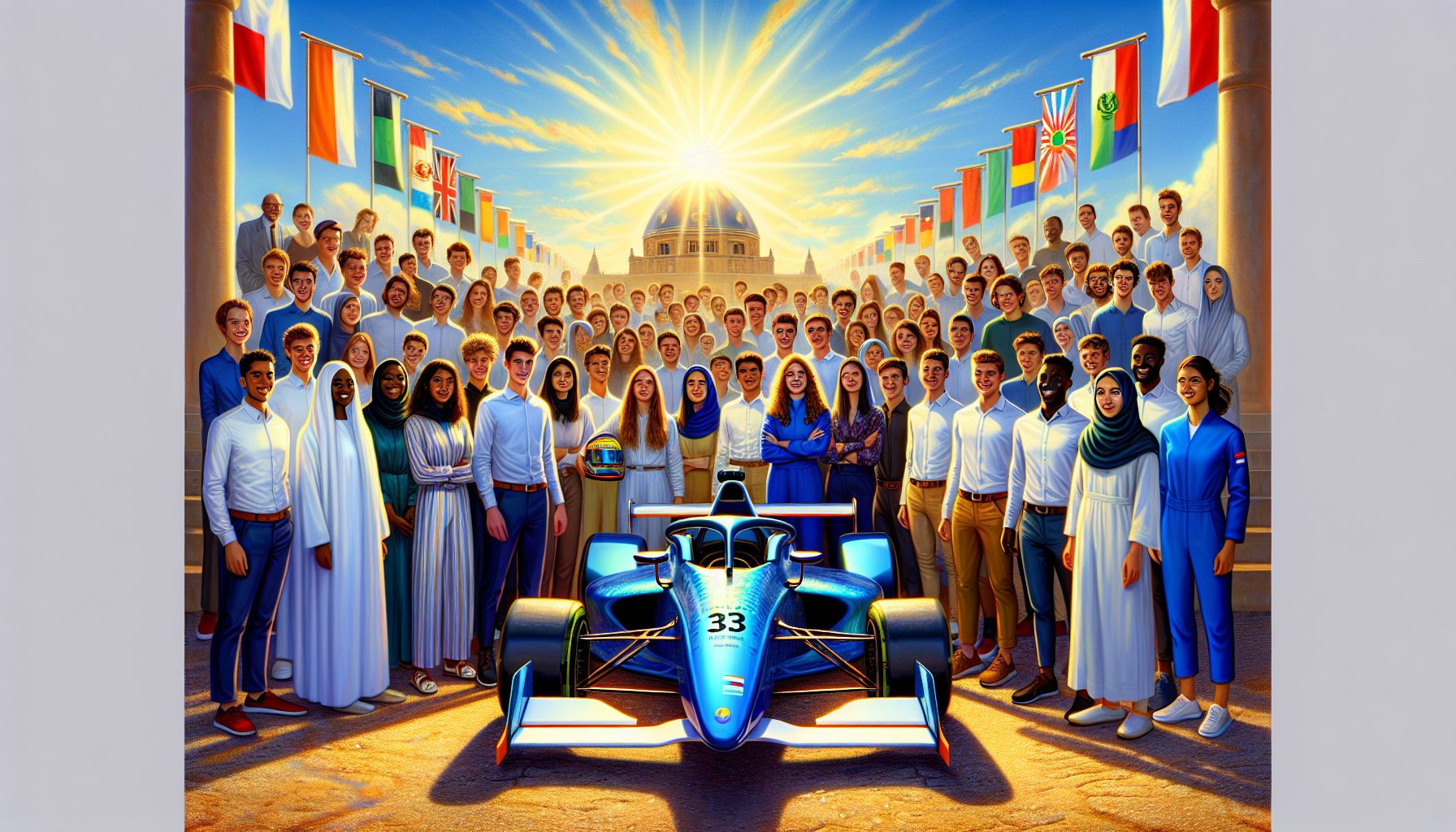 Student Team Unveils Hydrogen-Powered Race Car Innovation