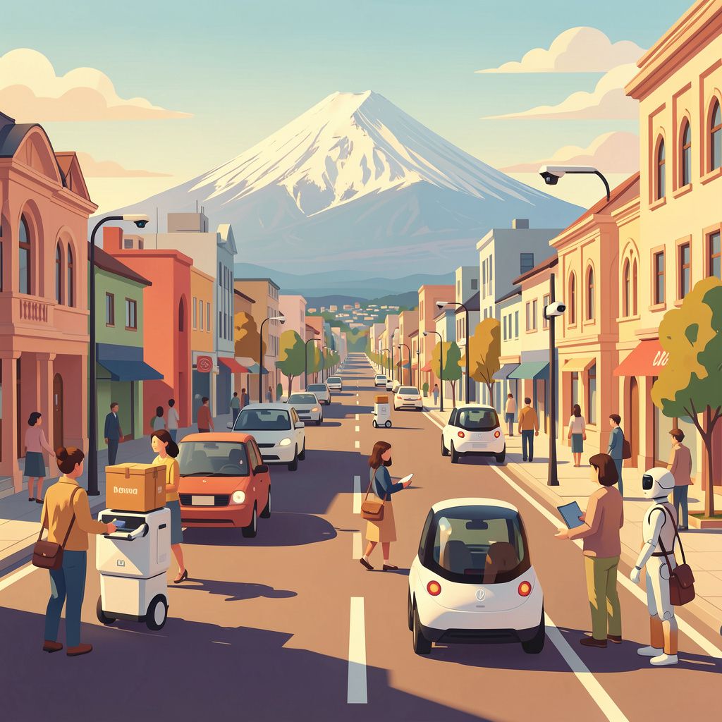 Toyota's Woven City Opens Advanced AI Laboratory Where Humans and Robots Share Daily Life