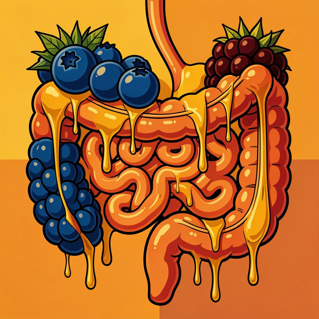 How Berries Protect the Gut from Palm Oil Damage