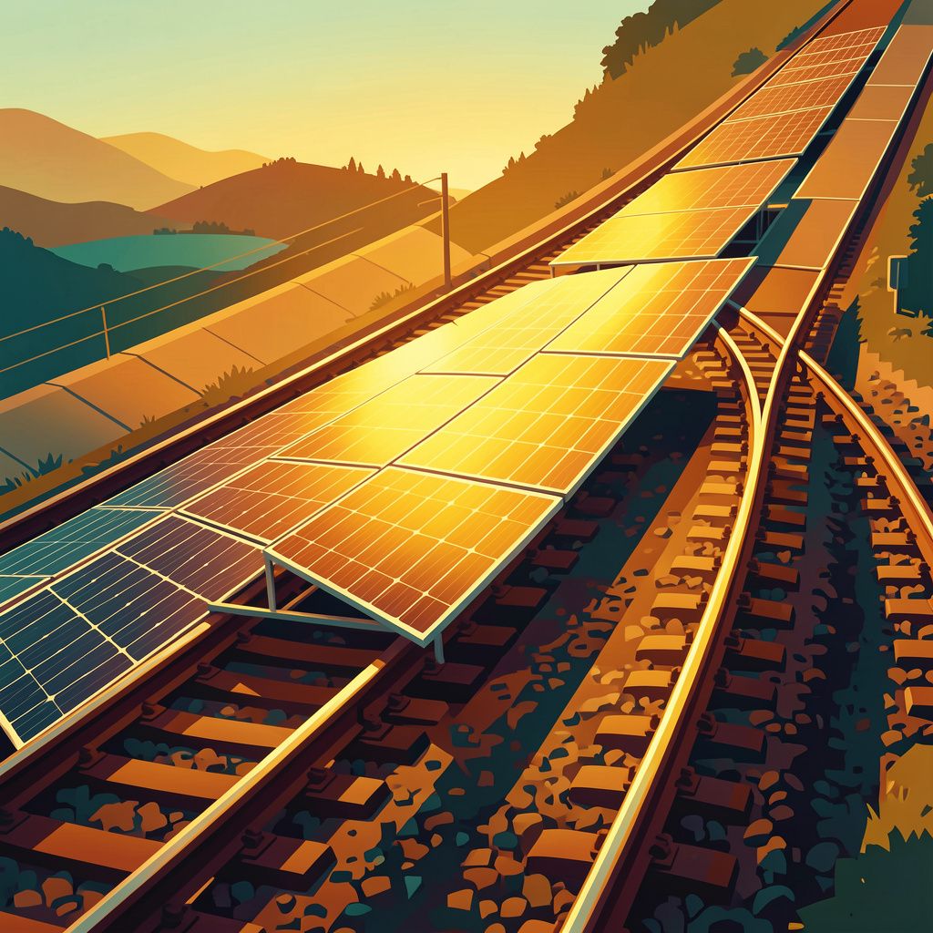 Switzerland’s Solar Railway Breakthrough: Powering Homes Without New Land
