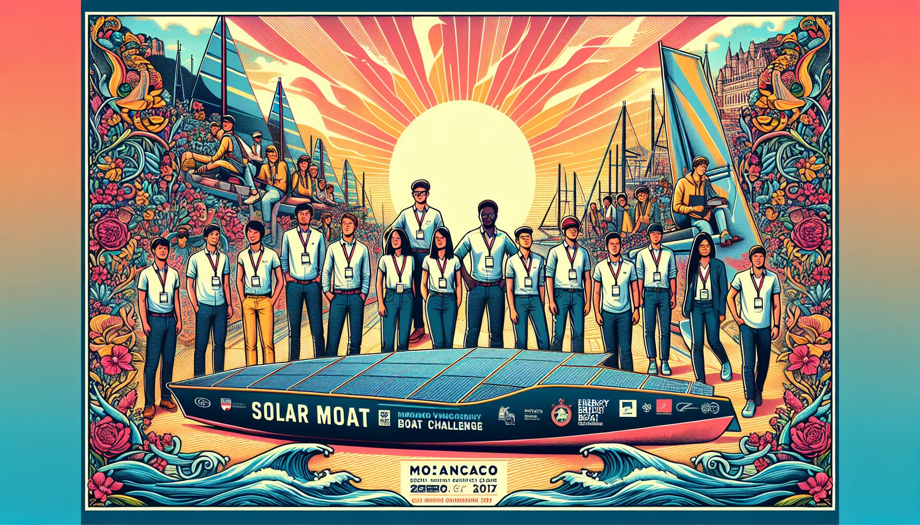 Engineering Students Enter Solar Boat in Monaco Competition