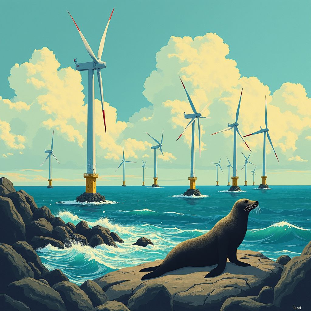 European Wind Farms Double as Unexpected Marine Wildlife Sanctuaries