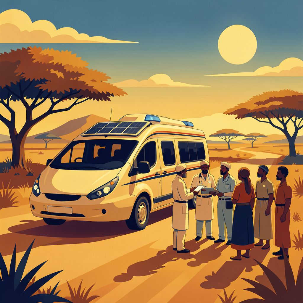 World's First Solar-Powered Ambulance Built to Reach Remote Communities
