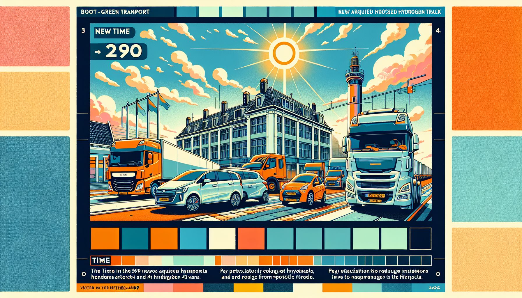 Netherlands Boosts Green Transport: 290 Hydrogen Trucks Added