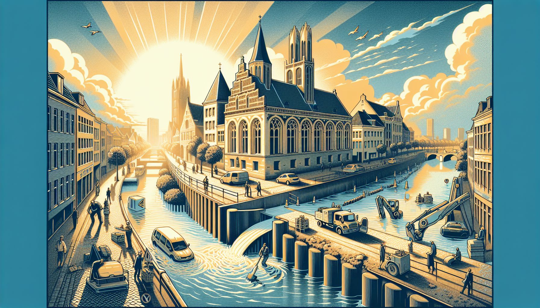Maastricht Allocates €34.4 Million to Combat Waterlogging and Climate Change