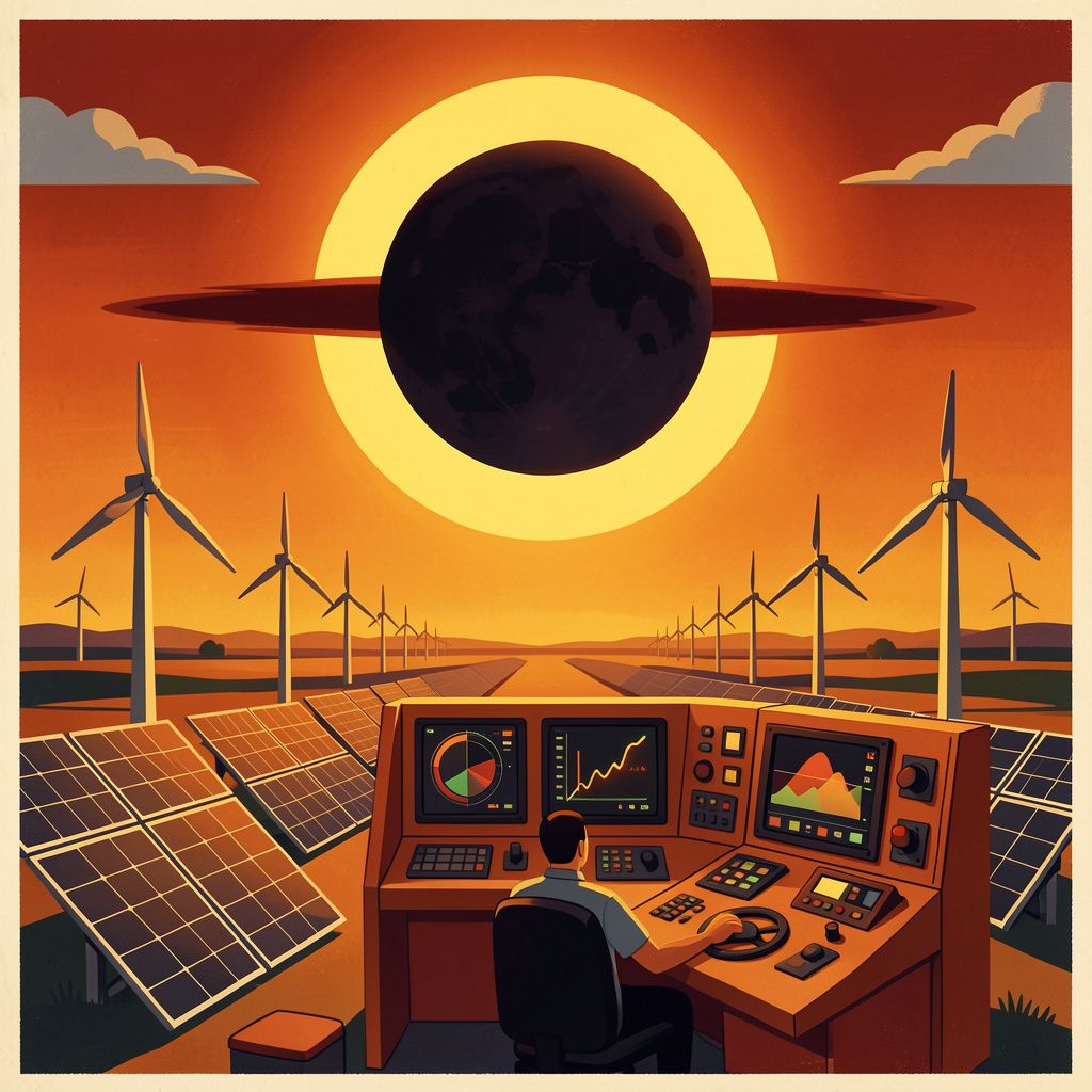How the Dutch Power Grid Handled Today's Solar Eclipse