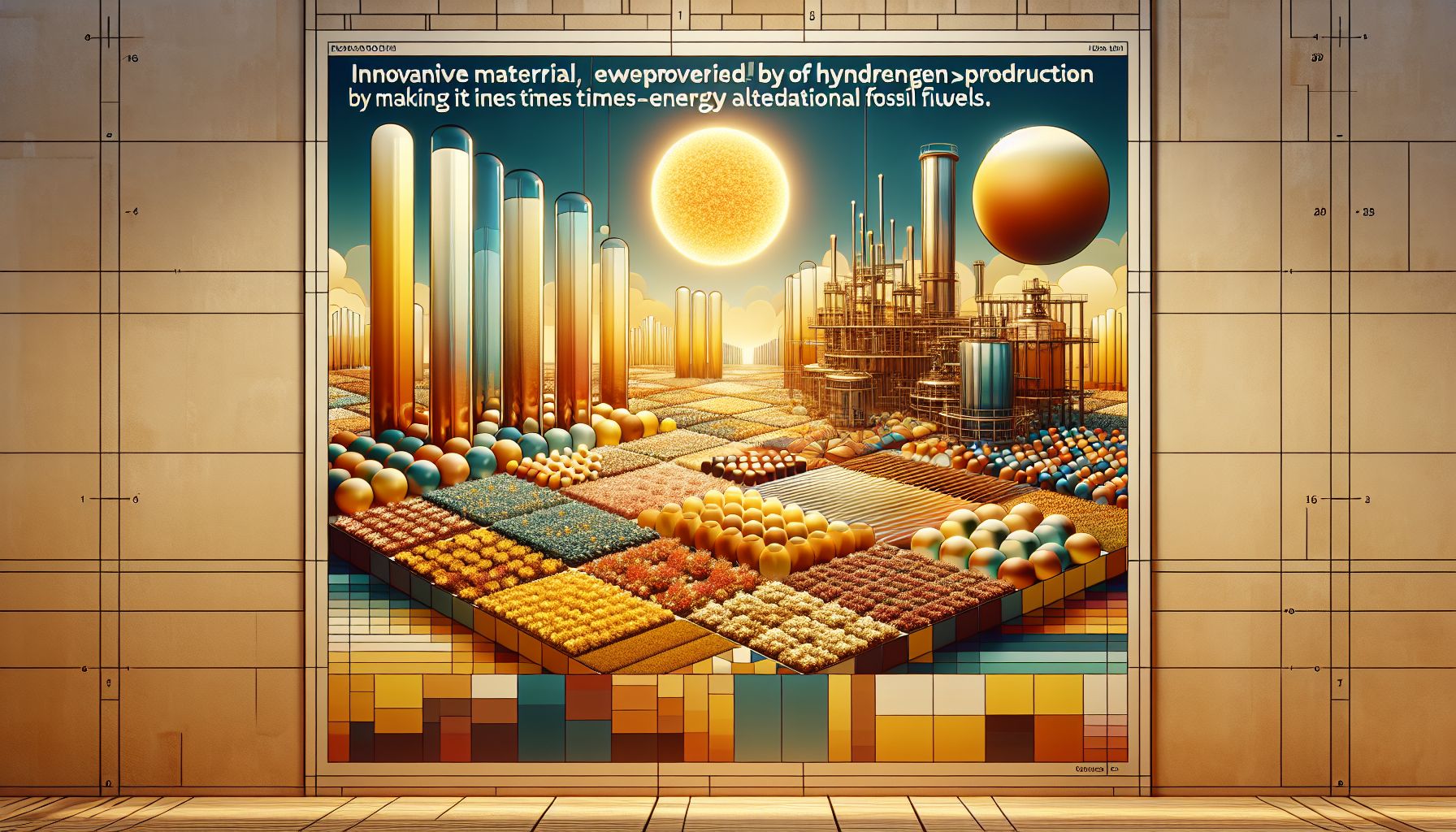 New Solar-Powered Material Boosts Hydrogen Production Eightfold