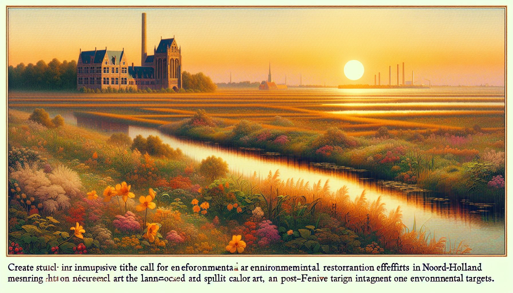 Noord-Holland Seeks €450 Million for Environmental Restoration