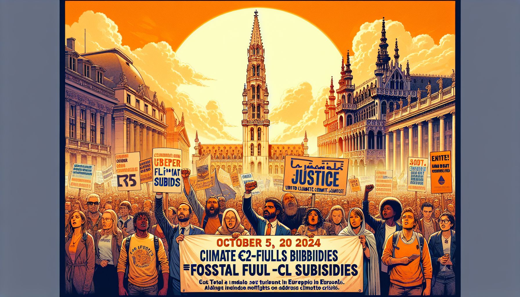 European Climate Activists Unite Against Fossil Fuel Subsidies