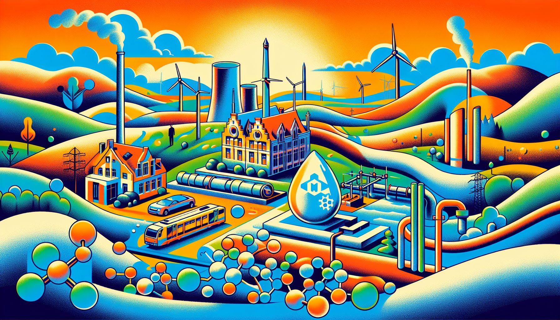 Netherlands Debates Hydrogen-Natural Gas Blend for Cleaner Energy