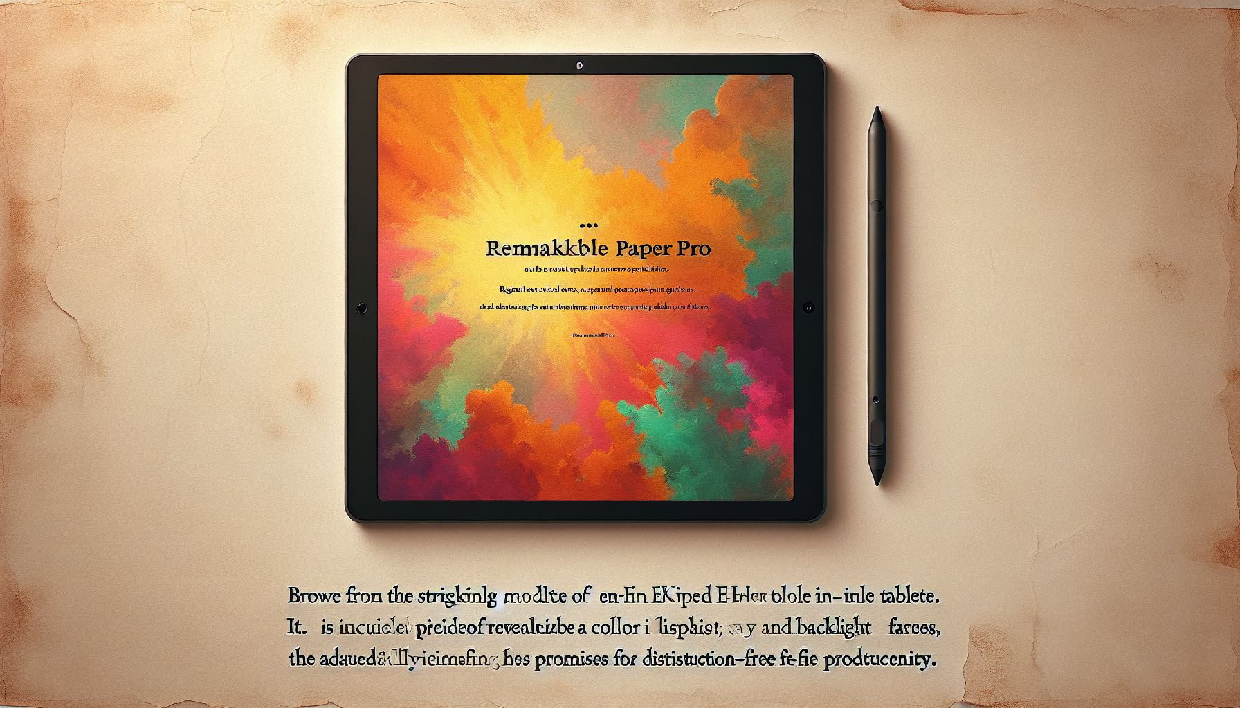 ReMarkable Paper Pro: E-Ink Tablet Evolves with Color and Backlight