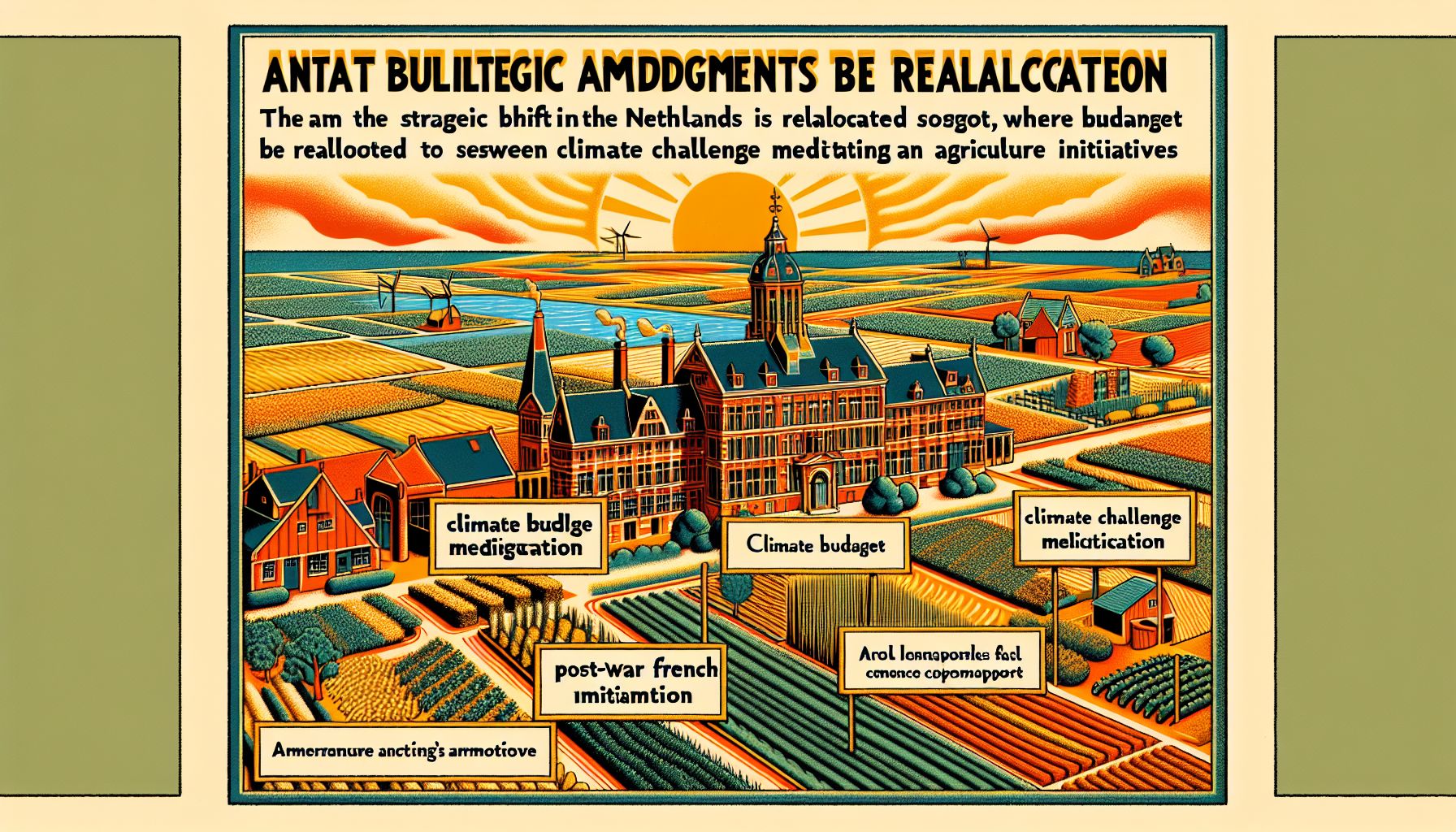 Dutch Political Party Proposes Agriculture Funding Shift from Climate Budget