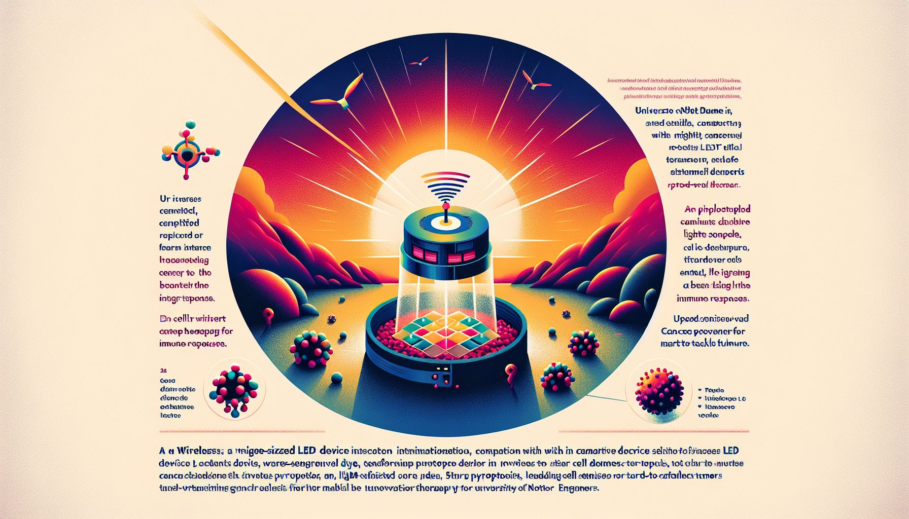 Miniature LED Implant Revolutionizes Deep-Seated Cancer Treatment