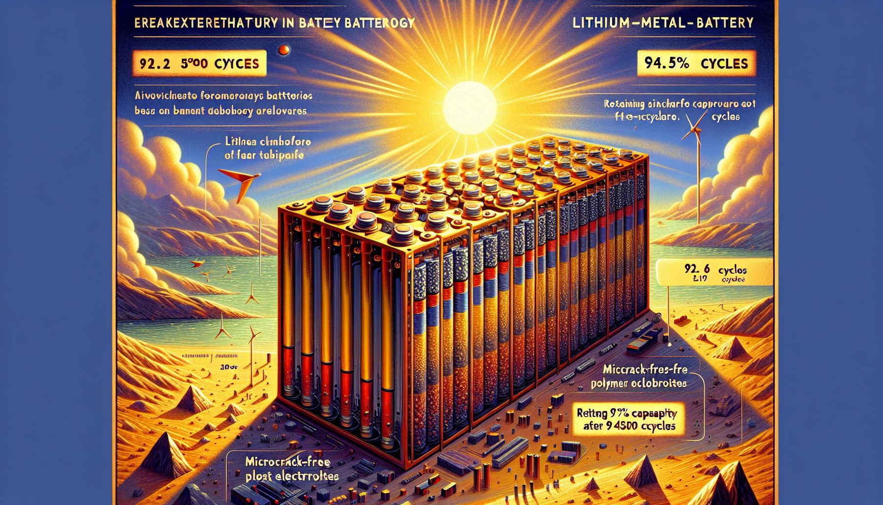 Breakthrough Battery Withstands Extreme Heat, Revolutionizing Energy Storage