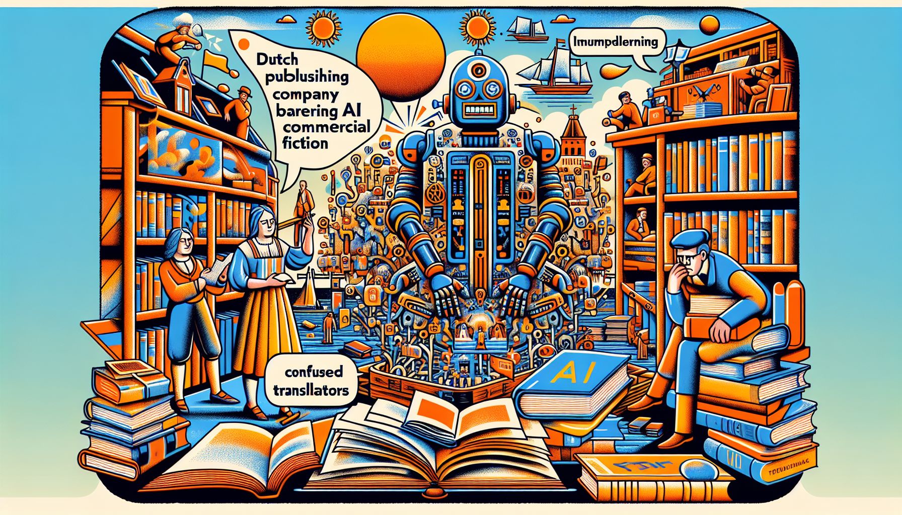 Dutch Publisher Pioneers AI Translation for Commercial Fiction