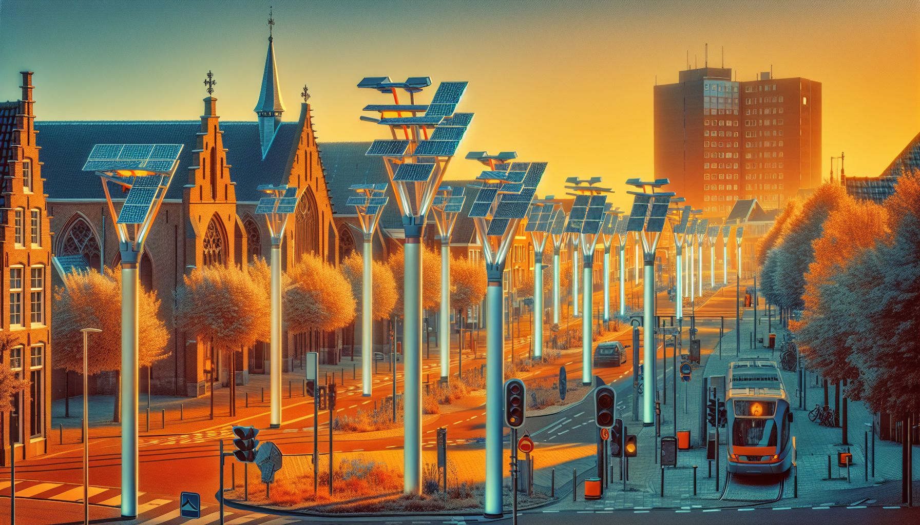 Dutch City Pioneers Solar-Powered Streetlights to Combat Winter Blackouts