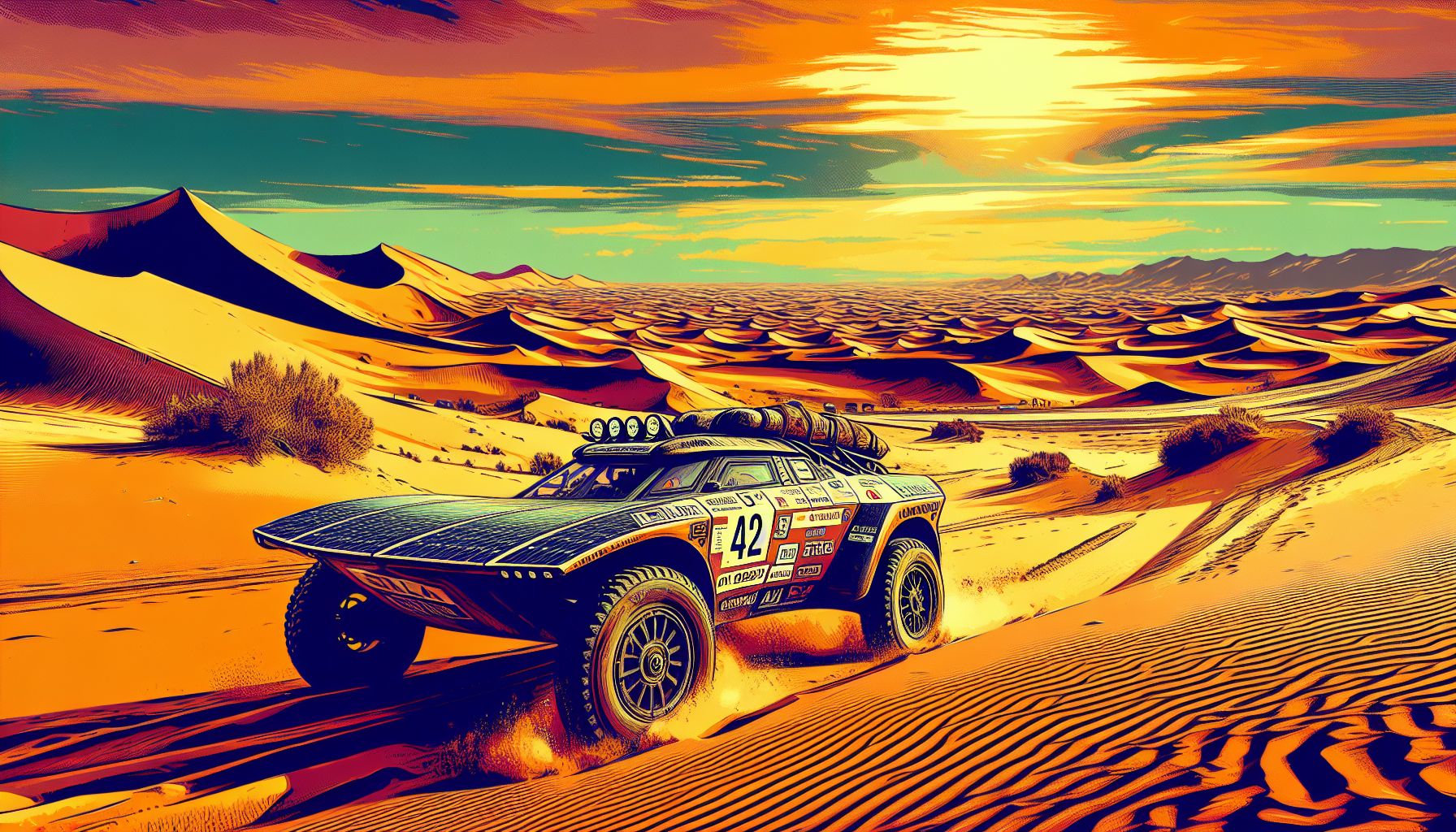 solar team eindhoven's off-road solar car successfully navigates the sahara