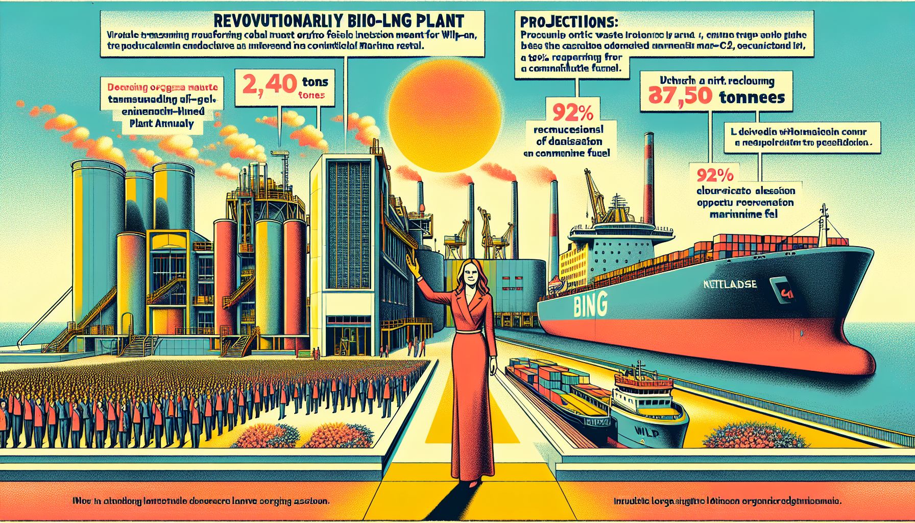 Dutch Innovation: Queen Máxima Inaugurates Bio-LNG Plant for Cleaner Shipping