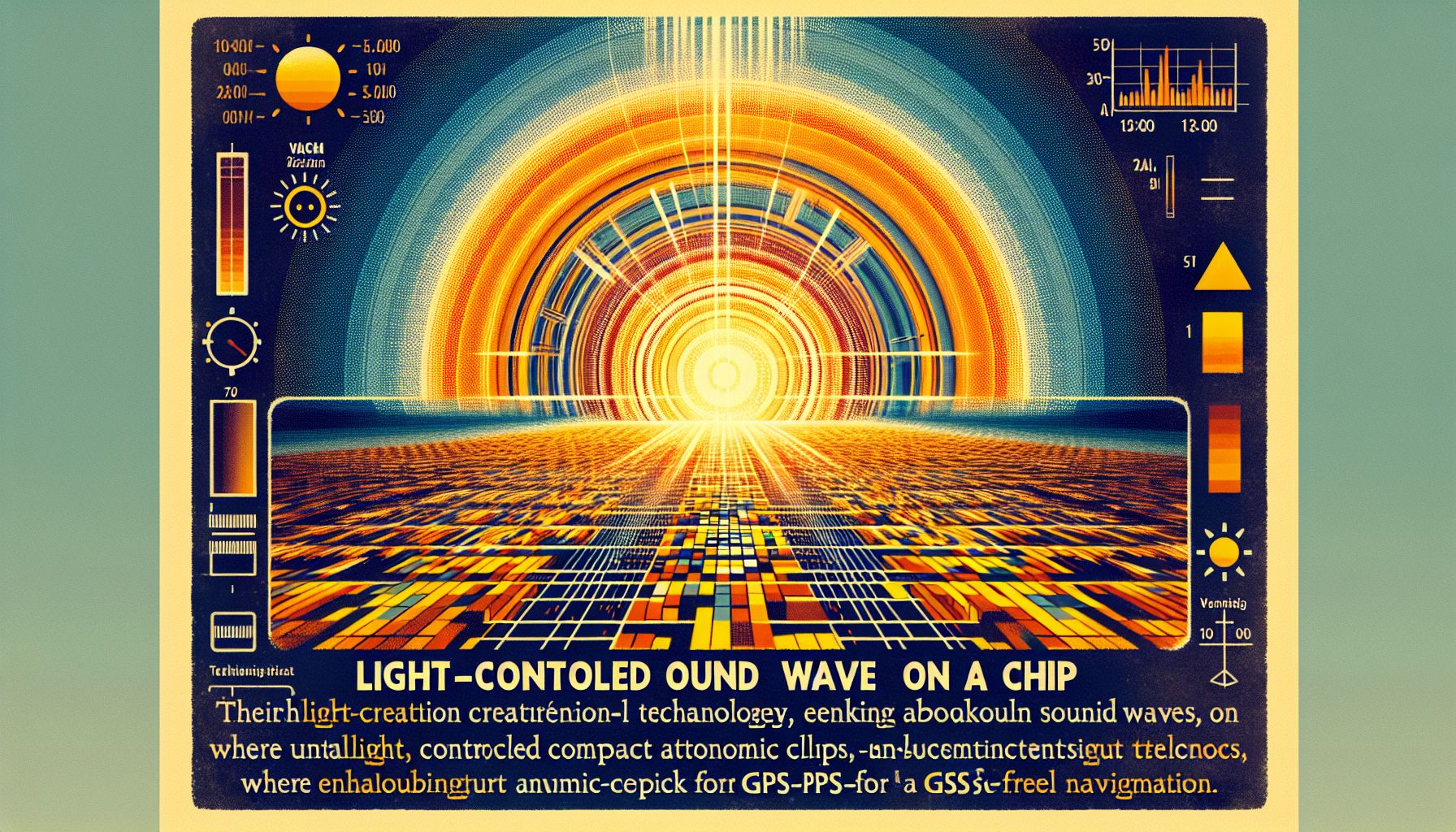 Light-Controlled Sound Waves on Chips Revolutionize Navigation Technologies