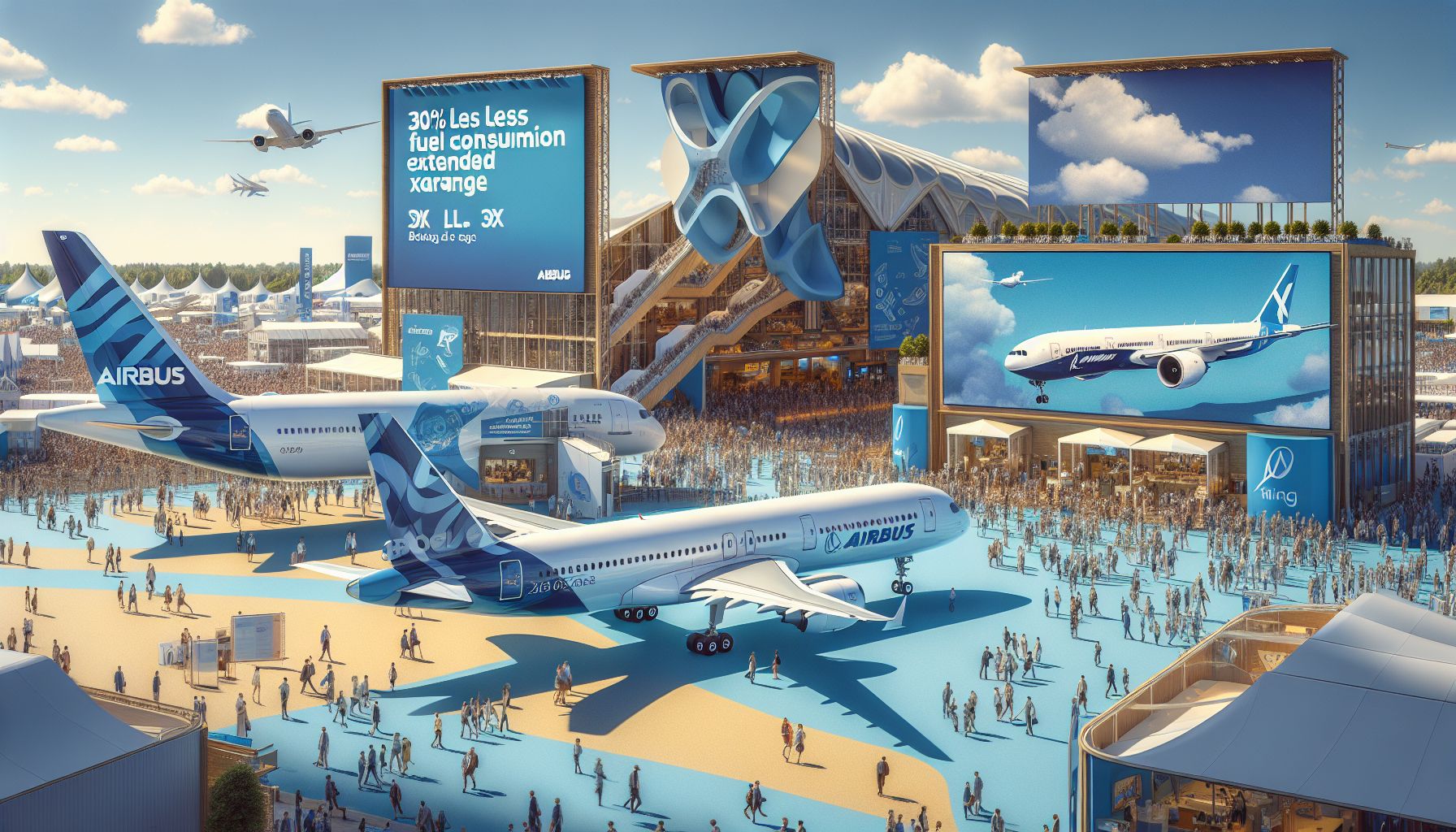 Airbus and Boeing Unveil Eco-Friendly Innovations at Farnborough 2024